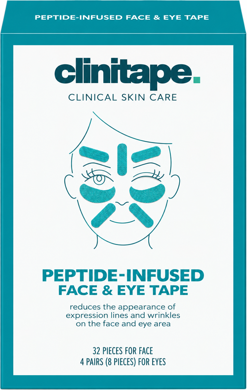 Clinitape peptide-infused face and eye tape — box front